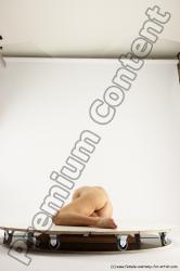 Nude Woman White Sitting poses - ALL Slim long brown Sitting poses - simple Multi angle poses Pinup